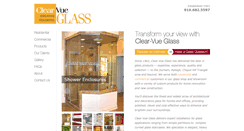 Desktop Screenshot of clearvueglass.com